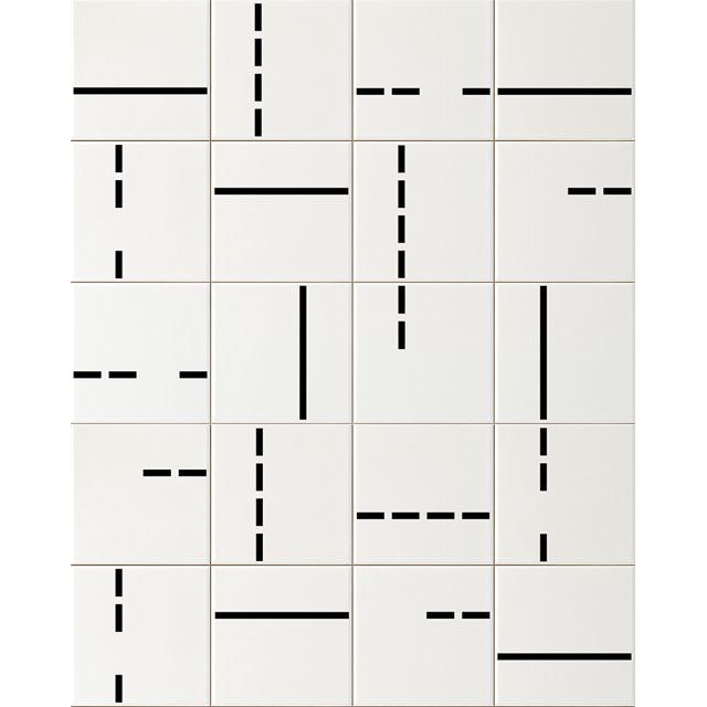 Azulejo Decor Lines 2 - Preto