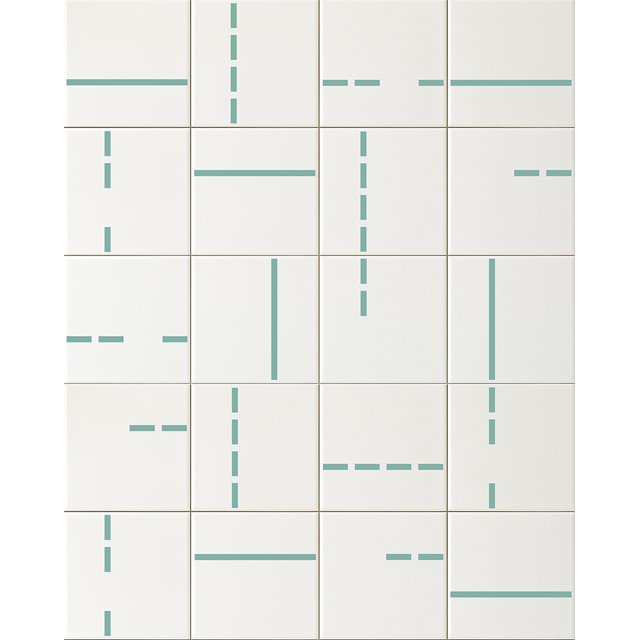 Azulejo Decor Lines 2 - Verde Menta