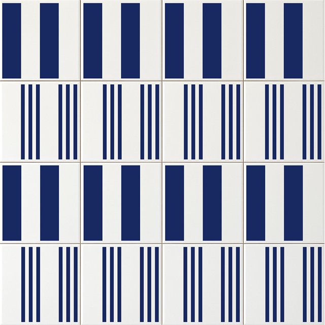 Azulejo Painel Pro Lines - Azul Escuro