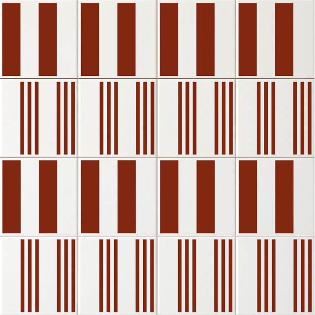 Azulejo Painel Pro Lines - Terracota