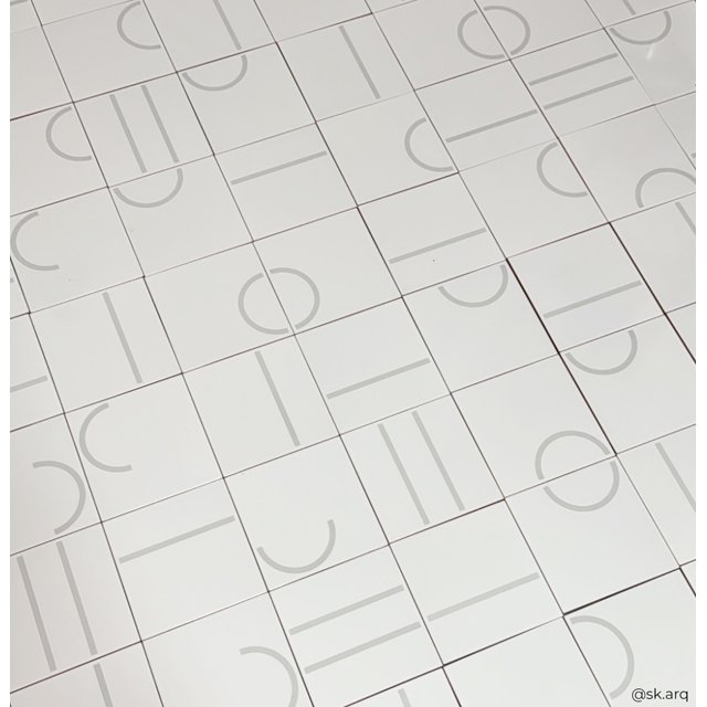 Azulejo Painel Kimi - Cinza 