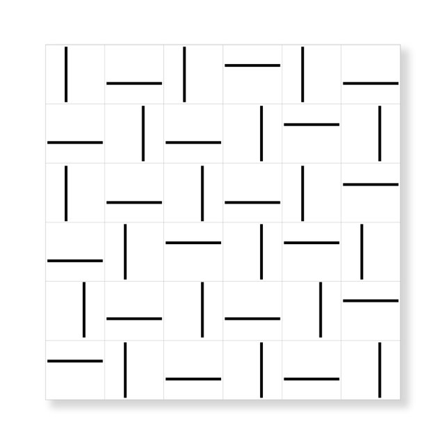 Azulejo Decor Lines com Traço Preto
