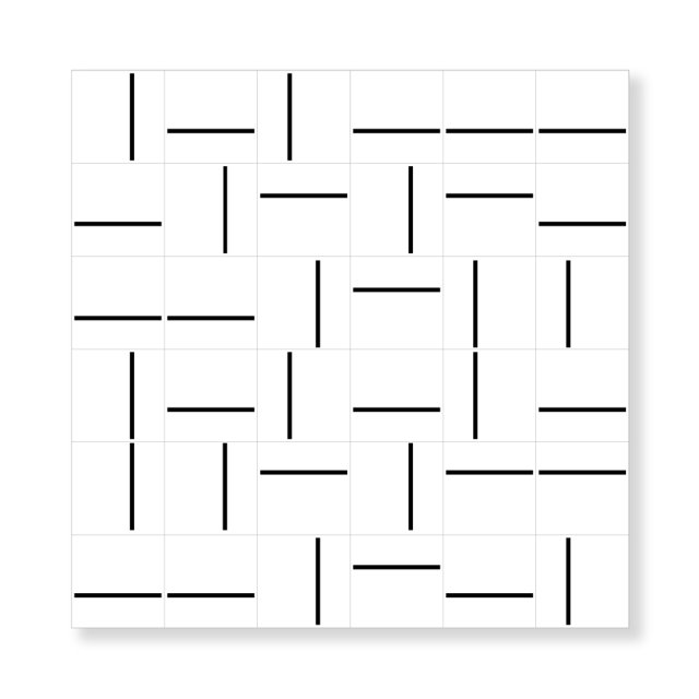 Azulejo Decor Lines com Traço Preto