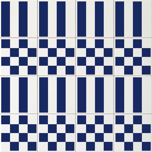 Azulejo Painel Link - Azul Escuro