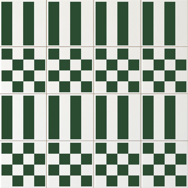 Azulejo Painel Link - Verde Escuro