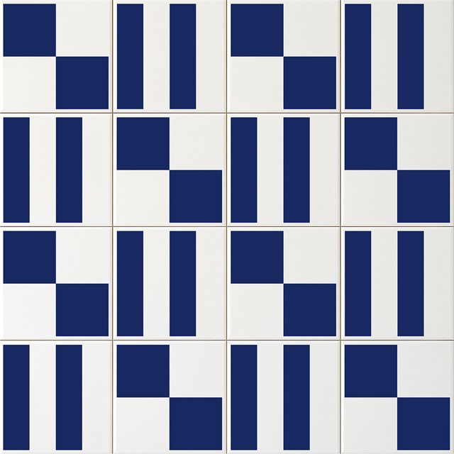 Azulejo Painel Match - Azul Escuro