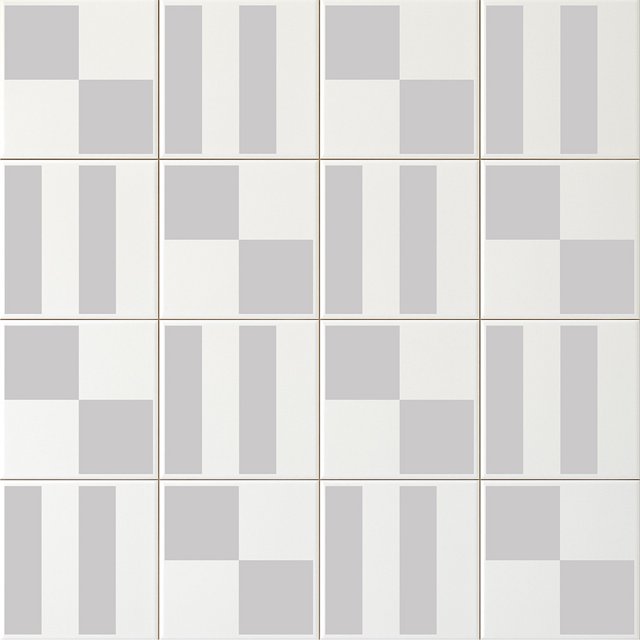 Azulejo Painel Match - Cinza