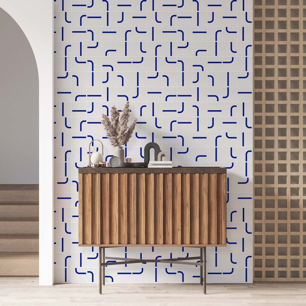 Azulejo Painel Max - Azul Bic - TAI Azulejos | TAI Azulejos