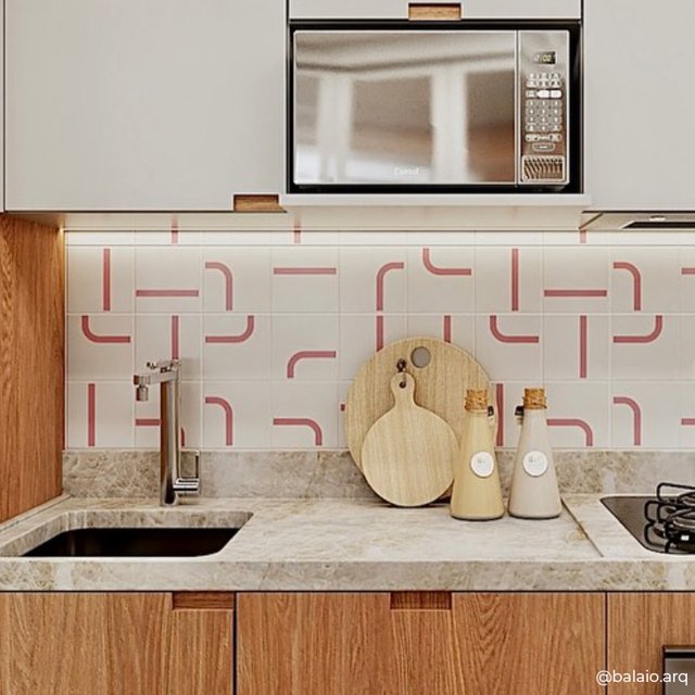 Azulejo Painel Max - Rosa