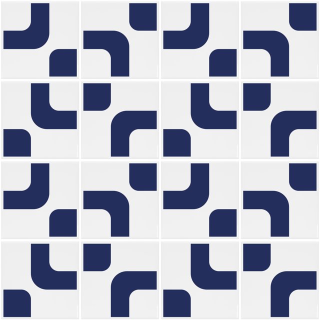 Azulejo Ollie - Azul Escuro