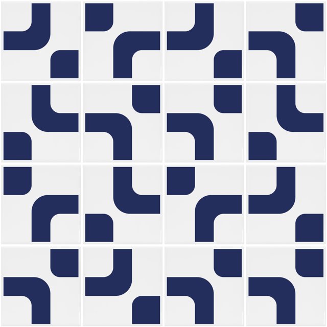 Azulejo Ollie - Azul Escuro