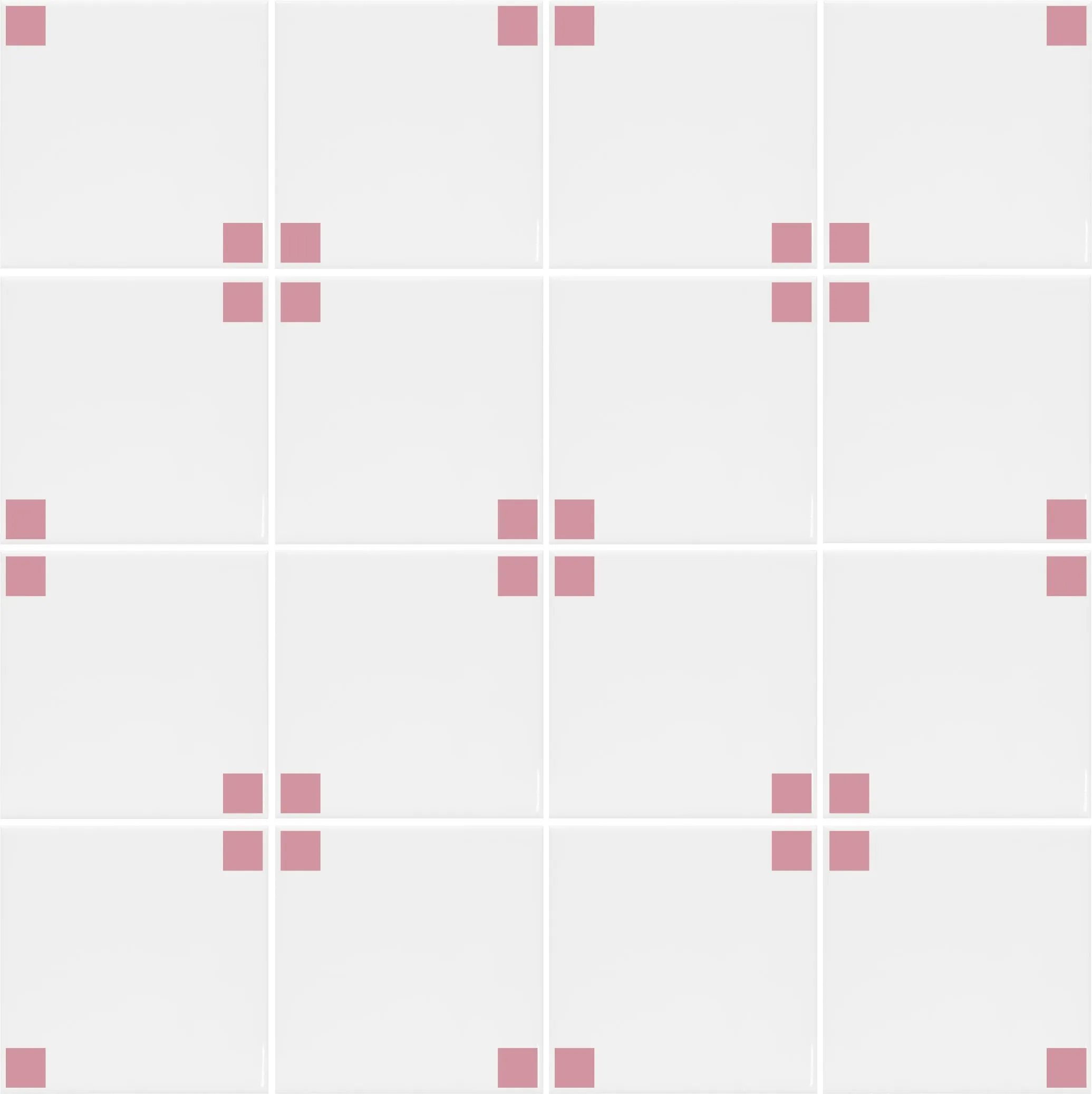 Azulejo Square - Rosa | TAI Azulejos