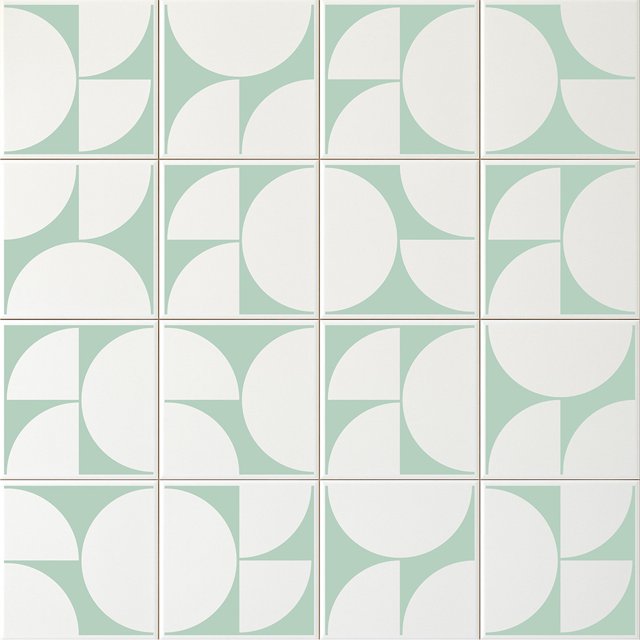 Azulejo Painel Twist - Verde Claro