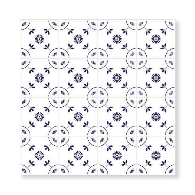 Azulejo Português Port 012 - Azul Escuro