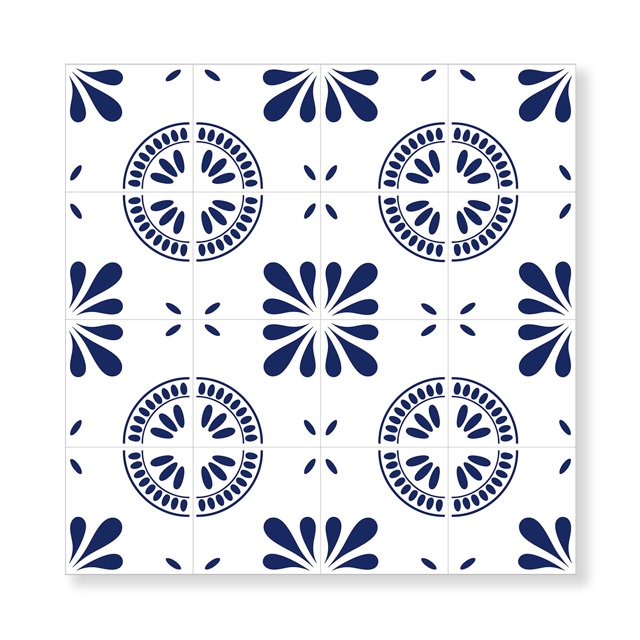 Azulejo Português Port 014 - Azul Escuro 