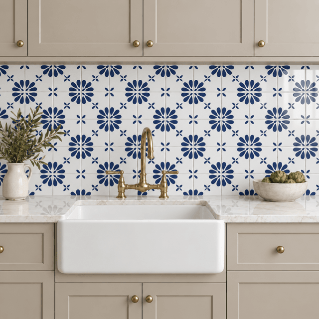 Azulejo Português Port 015 -  Azul Escuro