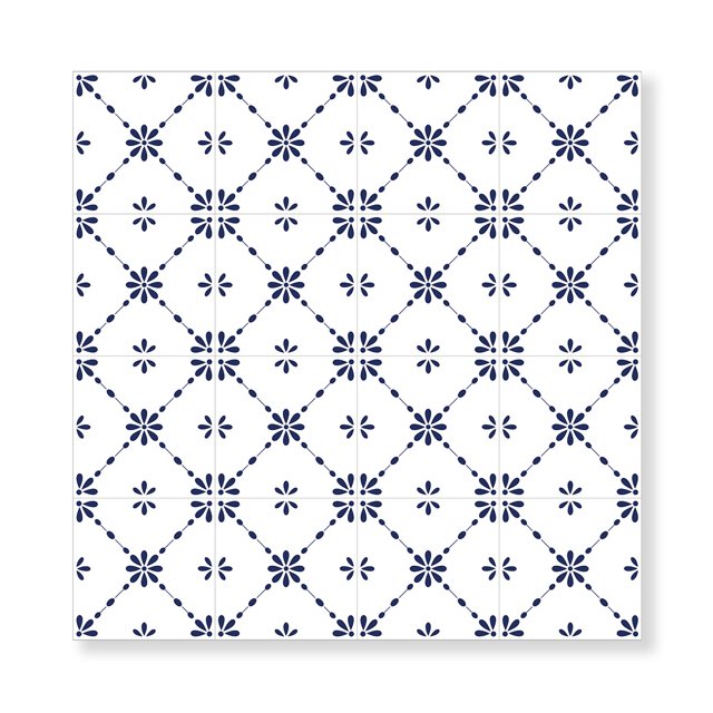 Azulejo Português Port 019 -  Azul Escuro