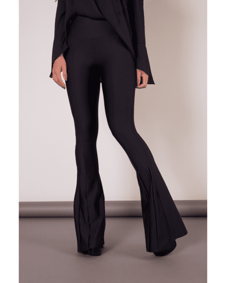 Calça hot sale flare lycra