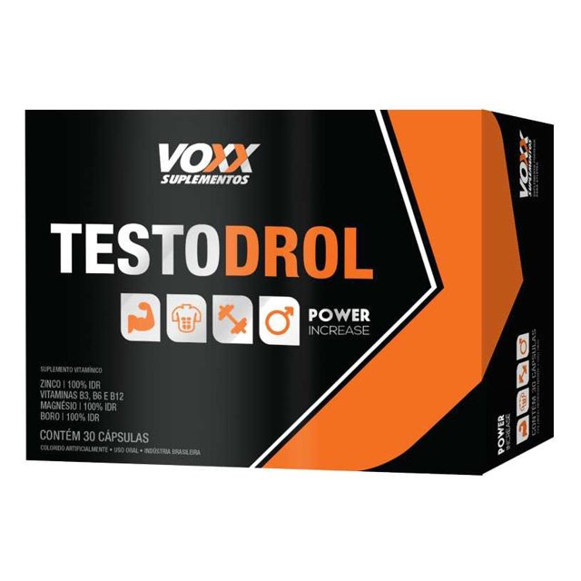 Suplemento Vitamínico-Mineral Voxx Testodrol Cimed
