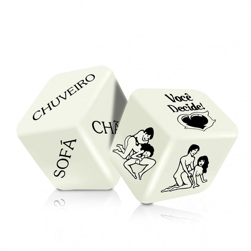 Dados Eróticos Jogo do Prazer Hot Glow - Sexy Fantasy