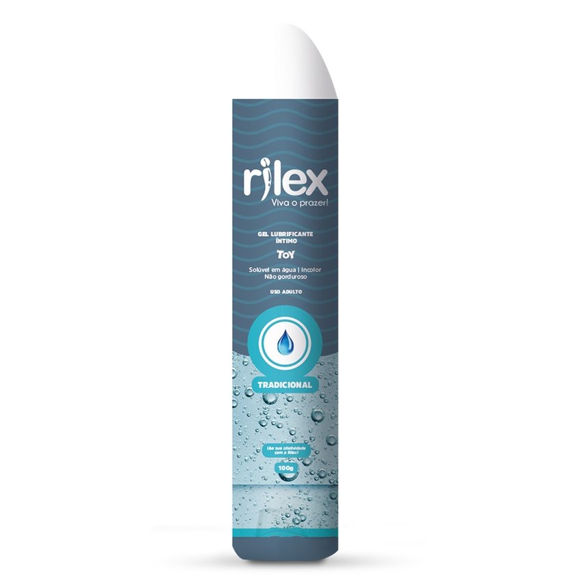 Rilex Gel Lubrificante Íntimo Tradicional Toy 100G | Me Seduza Sex Shop