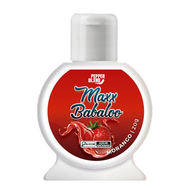 Maxx Babaloo Morango Gel Comestivel para Oral 20g