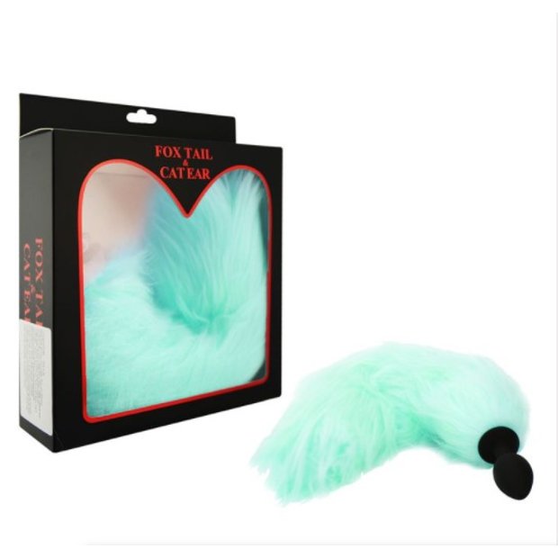 Plug Anal com Rabo de Pelcia Verde e Led Pisca-Pisca | Me Seduza Sex Shop Plug Anal com Rabo de Pelcia Verde e Led Pisca-Pisca | Me Seduza Sex Shop