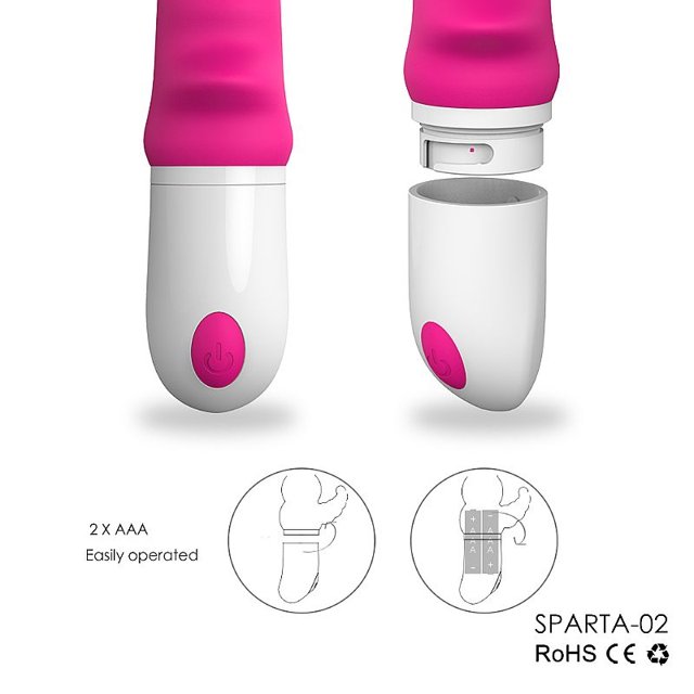 Vibrador S-Hand Sparta com 9 Vibrações Rosa