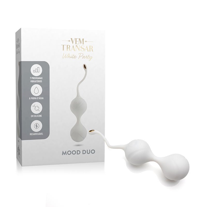 Bolinhas Tailandesas com Vibrador Mood Duo Vem Transar