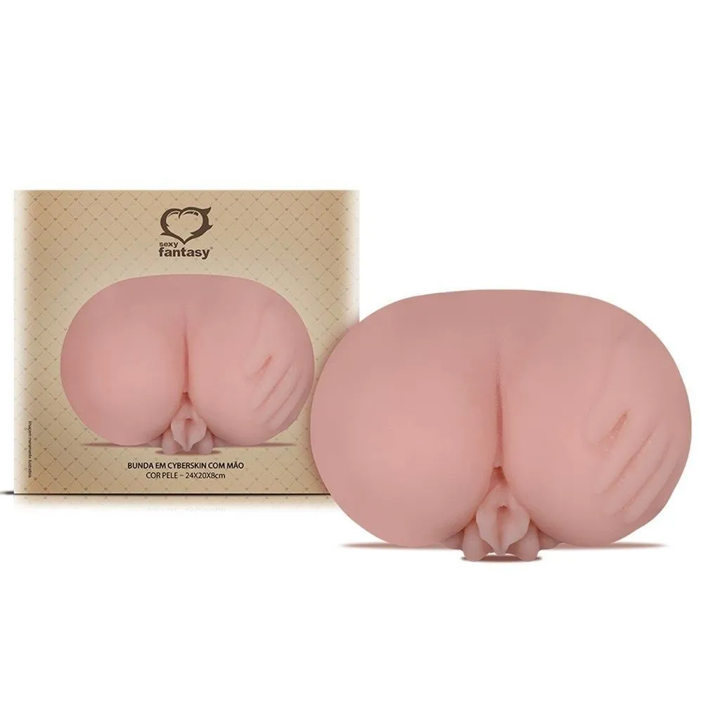 Masturbador Masculino Bunda em Cyberskin 2,2 Kg Mão Sexy Fantasy FL