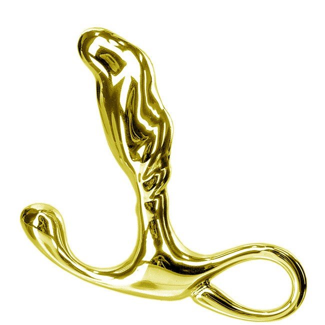Massageador de Próstata em Metal Dourado Hard