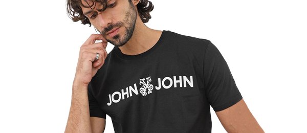 Camiseta John John Masculino 42-54-3507-009 M - Preto - Roma Shopping - Seu  Destino para Compras no Paraguai