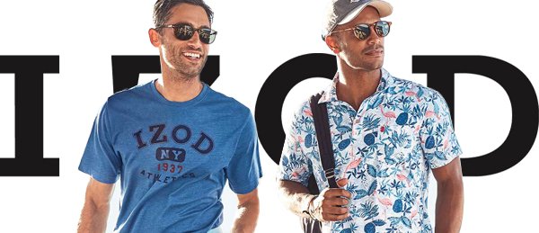 Camiseta IZOD Bolso Azul - Compre Agora