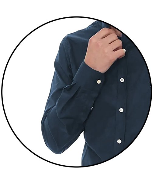 Camisa Ralph Lauren Masculina Custom Fit Light Logo Azul Marinho