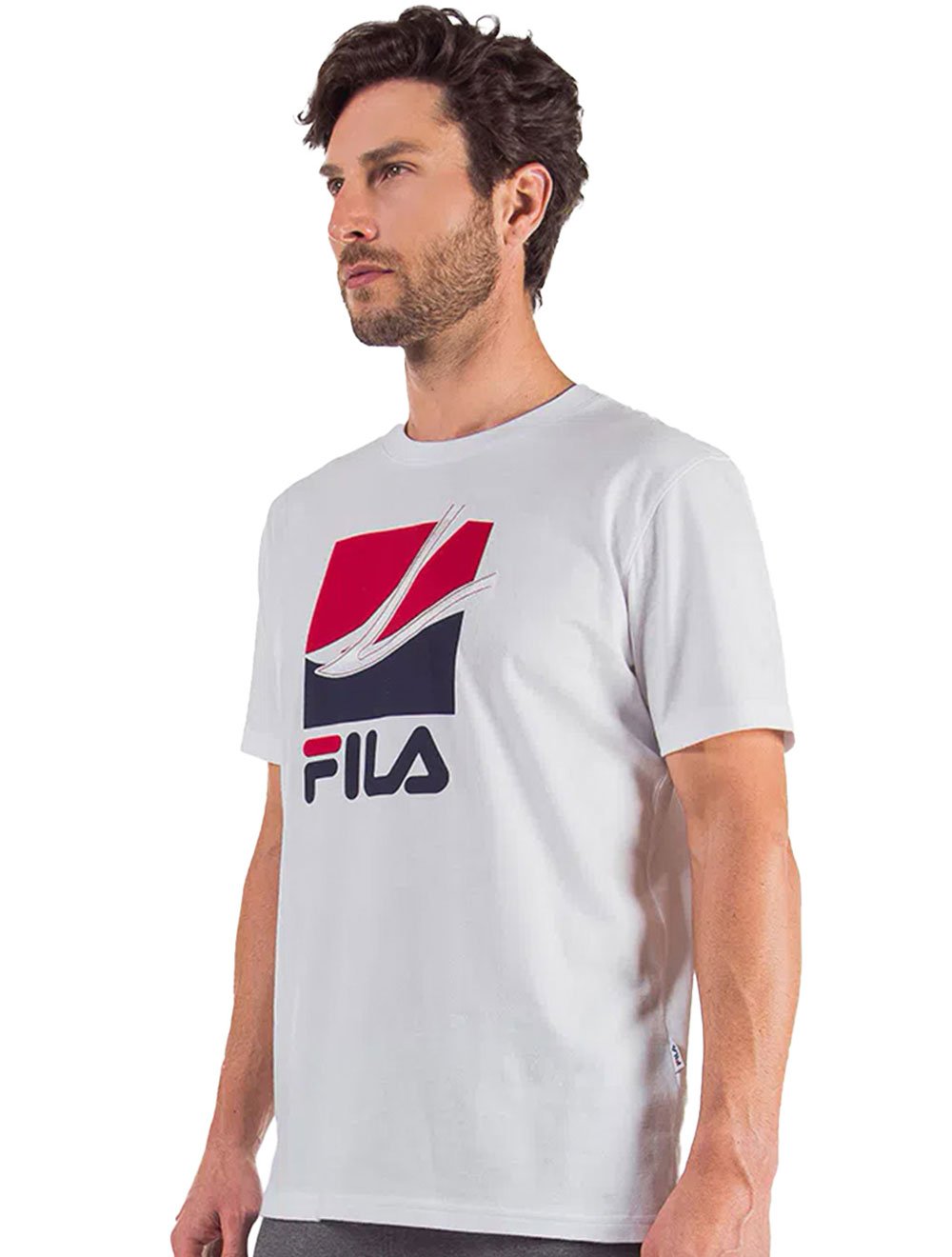 Camiseta Fila Masculina Re Essential Branca