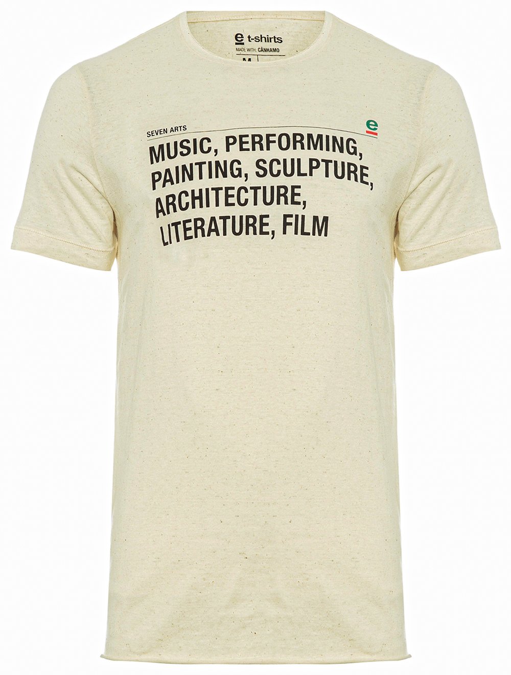 Camiseta Osklen Masculina Slim Hemp Seven Arts Off-White