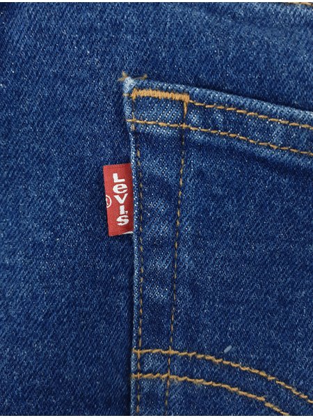 Bermuda Levis Masculina Sarja XX Chino Stretch Azul Médio