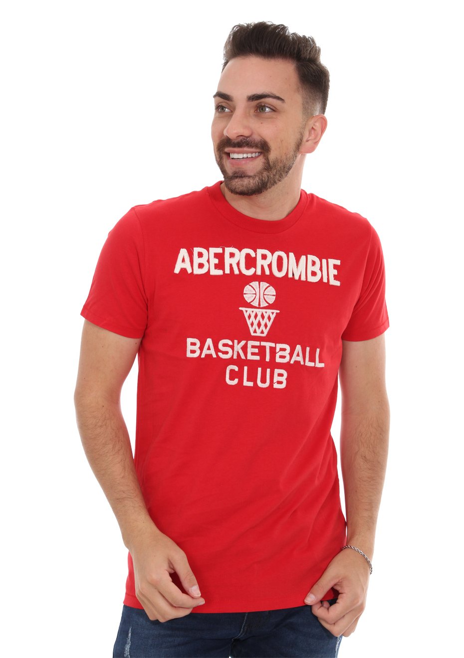 abercrombie vermelha