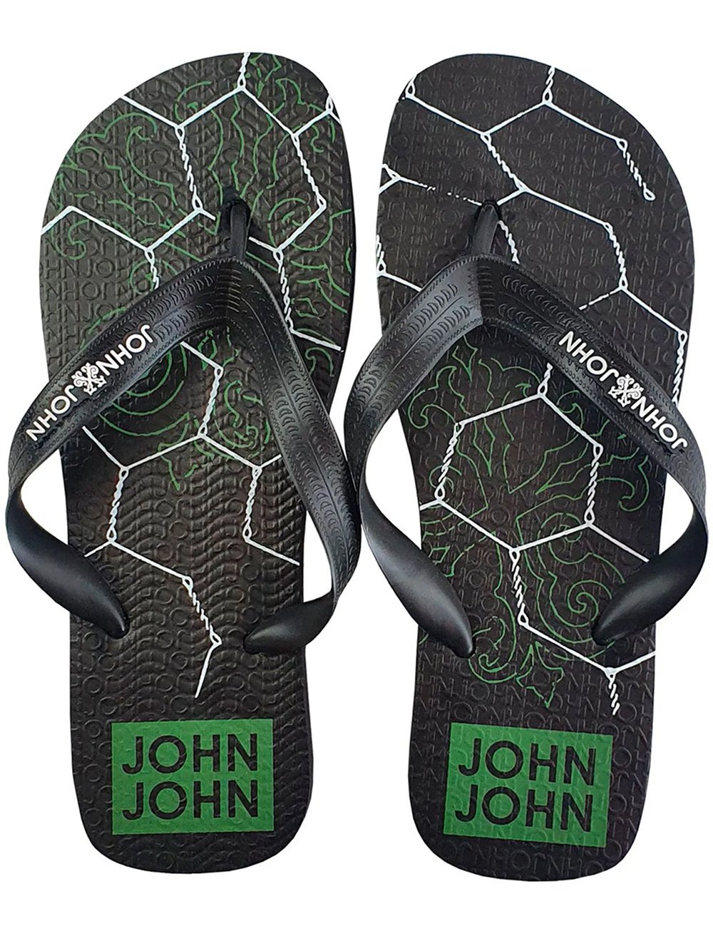 Chinelo John John Masculino Classic Colmeia Preto