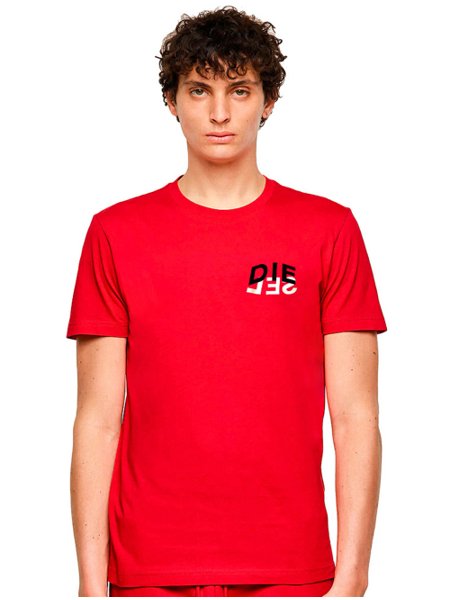 Camiseta Diesel Masculina T-Diegos-N25 Vermelha