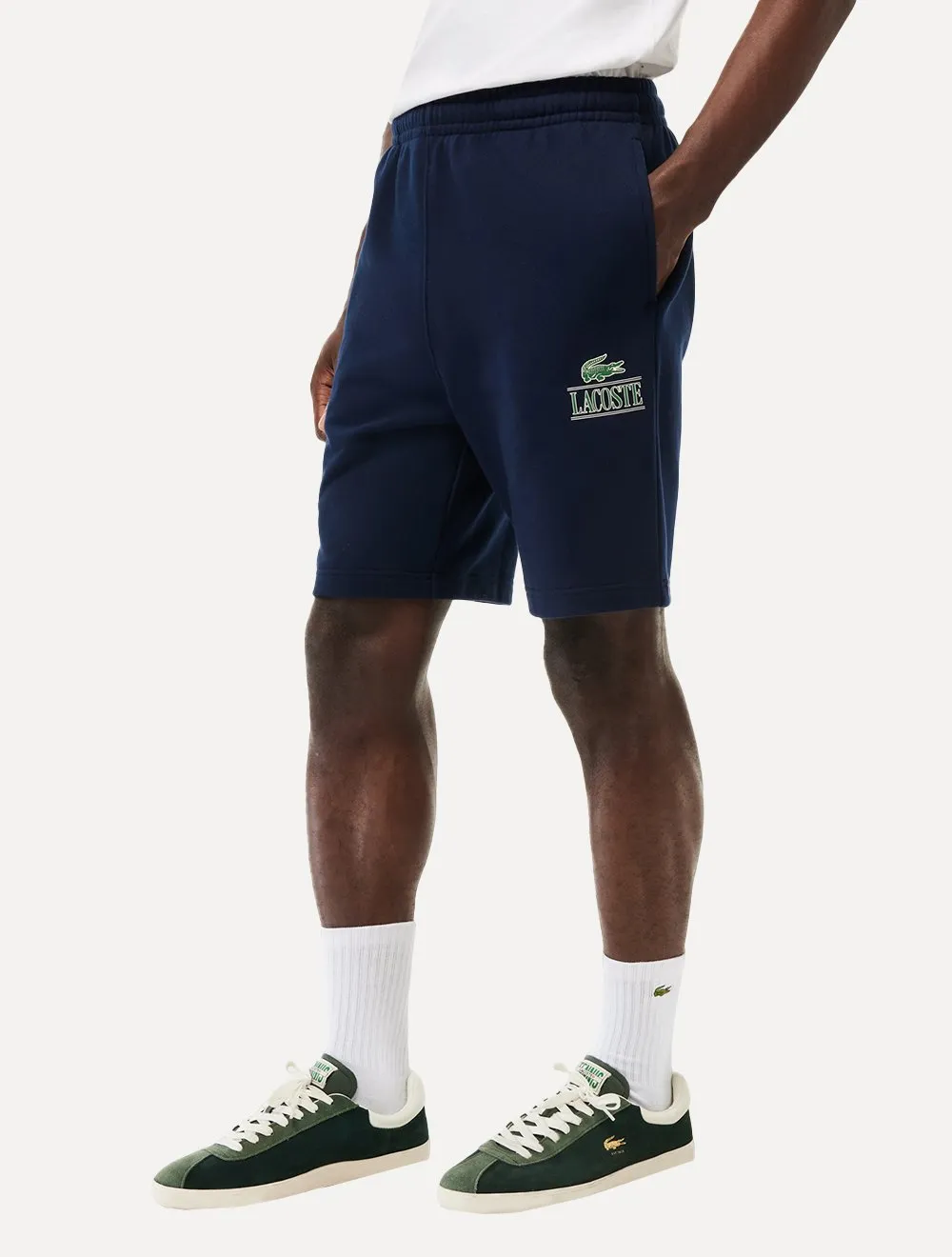 Short Moletom Lacoste Bermuda Lacoste Moletom Masculina Jogger