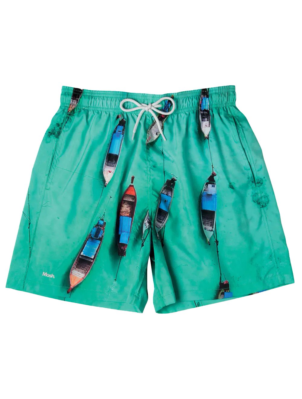 Short Mash Masculino Beachwear Sports Verde Claro