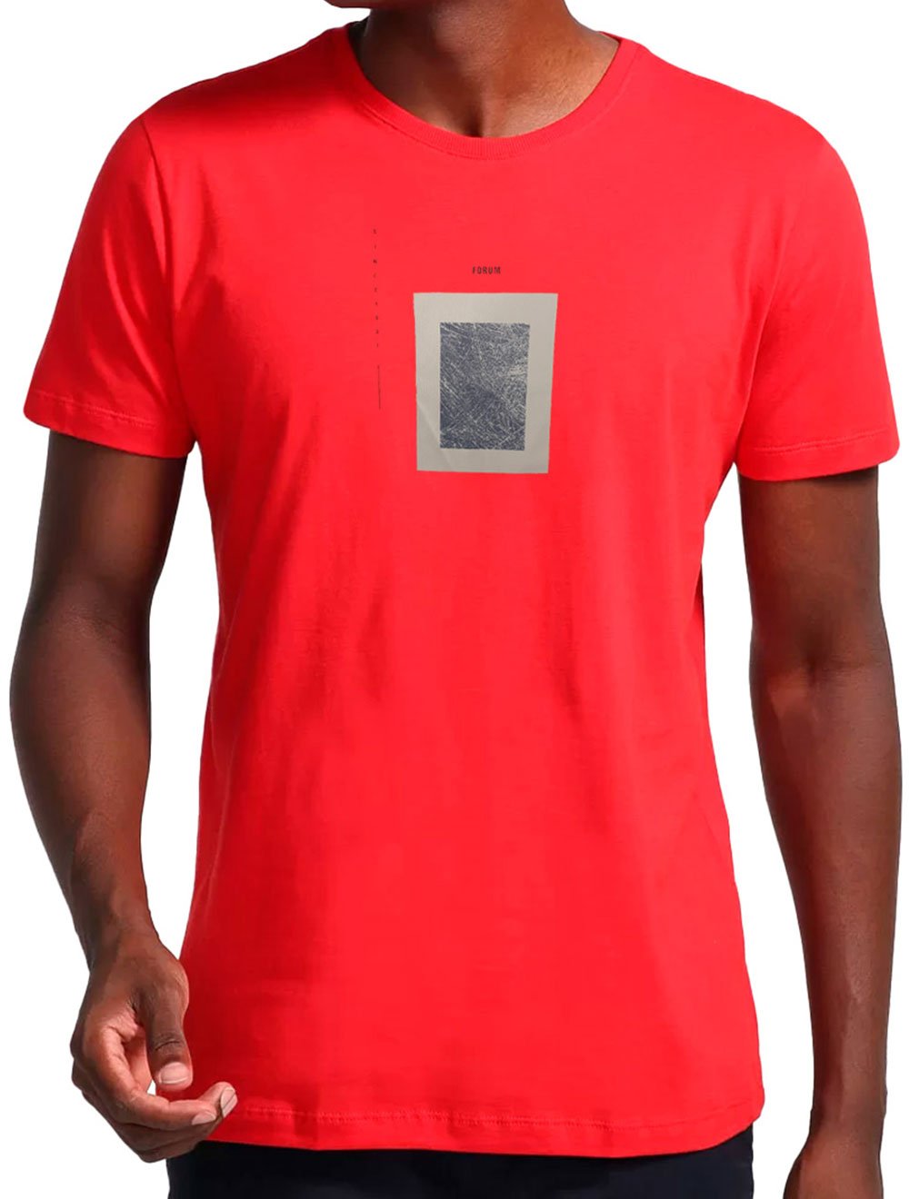 Camiseta Forum Masculina Since 1981 Grunge Vermelha