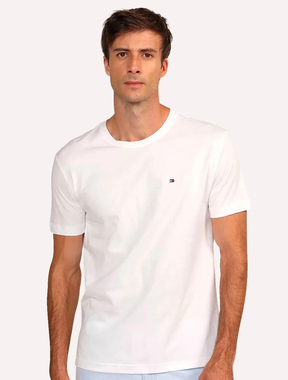Essential Cotton Camiseta Basica Tommy Hilfiger Masculina