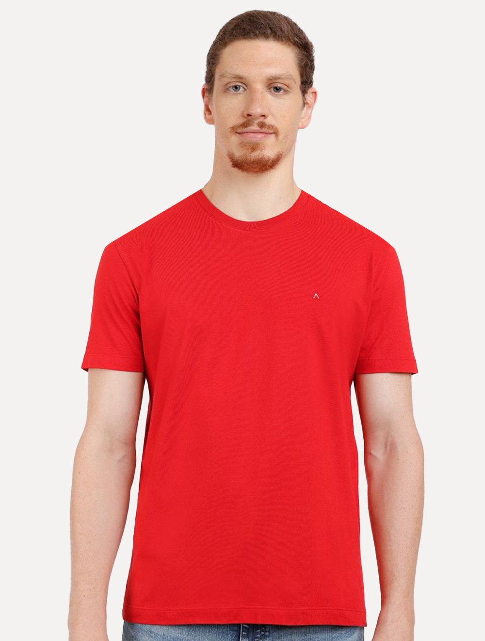 Camiseta Aramis Masculina Basic Lisa Vermelha
