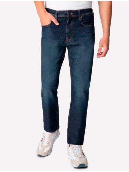 Calça Tommy Hilfiger Jeans Masculina Regular Fit Mercer Clean Rinse Marinho