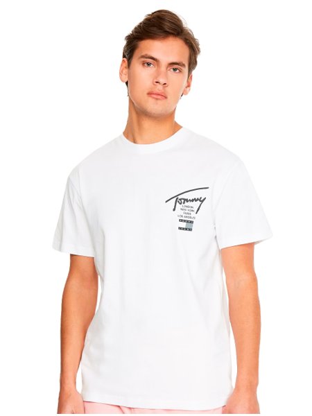 Camiseta Tommy Hilfiger Masculina Essential Cotton Preta, Secret Outlet