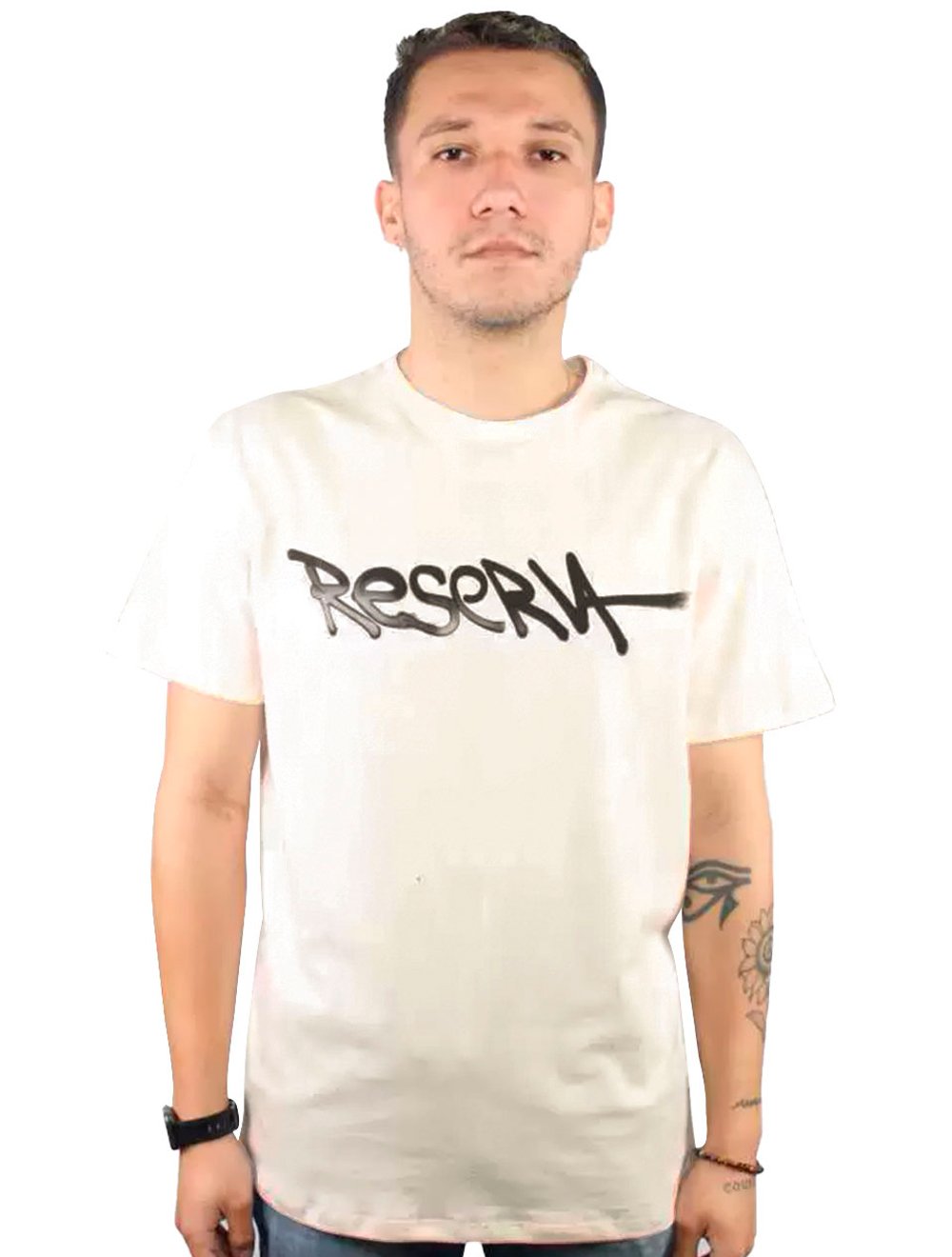 Camiseta Reserva Masculina Regular RSV Tag Off-White