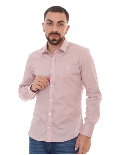 camisa sergio k rosa