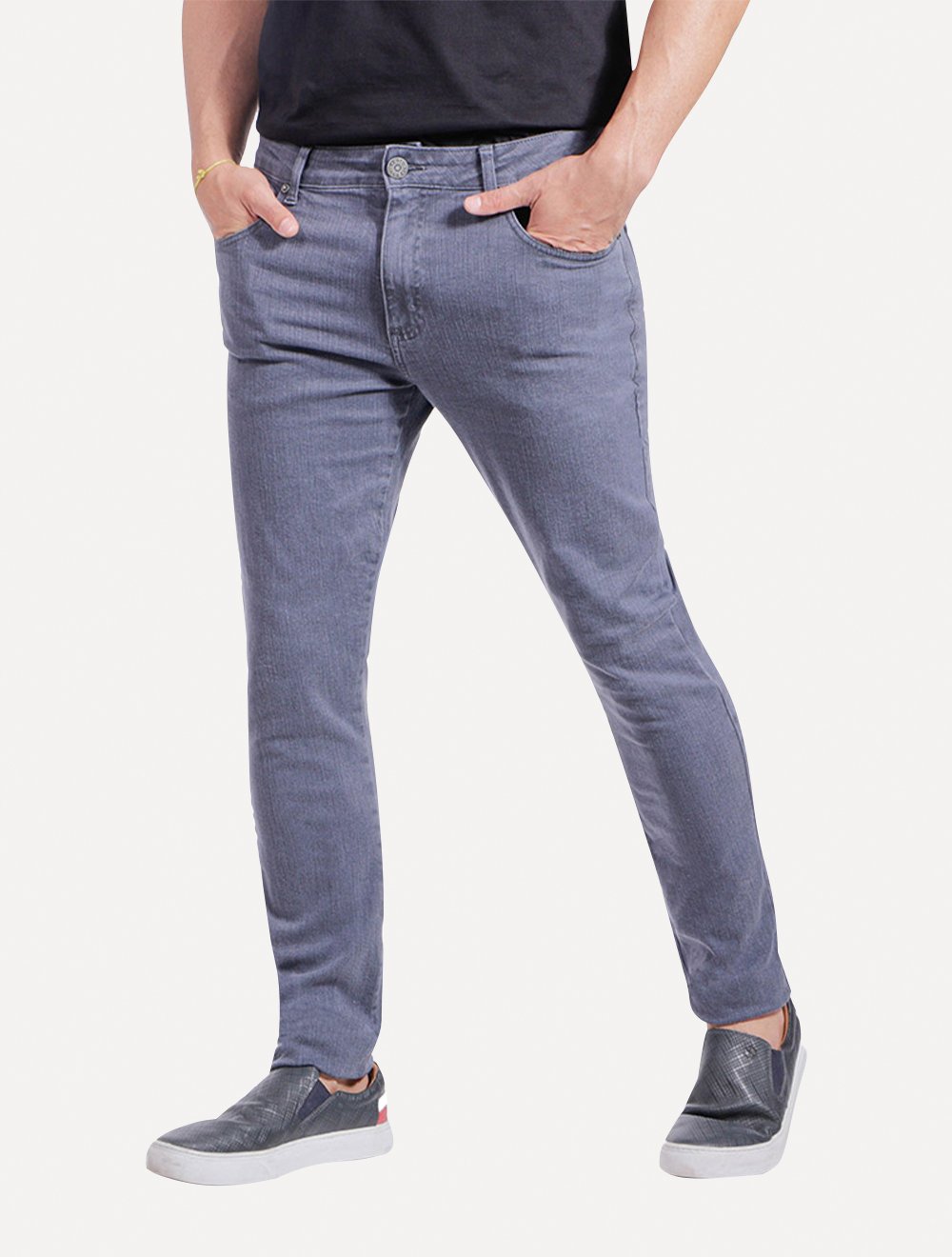 Calça Ralph Lauren Jeans Masculina Slim Stretch Stoned Azul